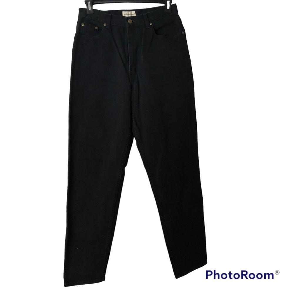 Womens Black Eddie Bauer Jeans SZ14 tall
